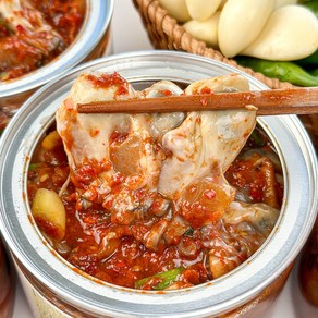 덕이네 통영할매 30년전통 통영 생굴 굴 무침 제철 석화, 2개, 330g