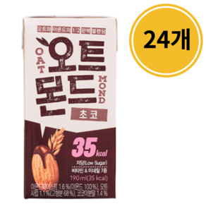 오트몬드 초코, 190ml, 24개