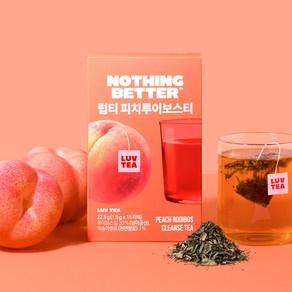 럽티 피치루이보스티 15티백 1.5g 낫띵베럴 올리브영, 1개, 15개입