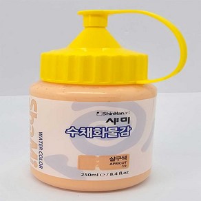 샤미 수채화 물감 250ml 19 살구색 단품 1개