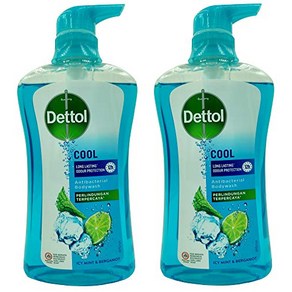 Dettol Anti Bacteial pH-Balanced Body Wash Cool 21.1 Oz/625 Ml (Pack of 2), 21.13 Fl Oz (Pack of 2), 1개