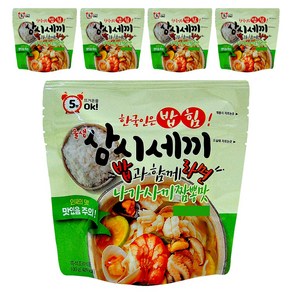 물샘 삼시세끼 나가사끼짬뽕 라면밥, 100g, 5개