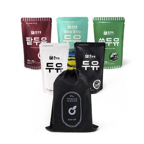 총각네 두유 5종 샘플러, 5개, 190ml