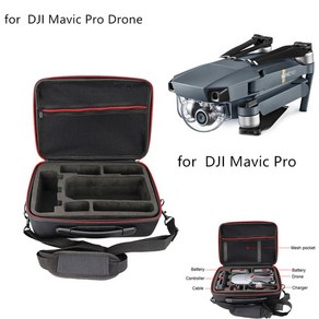 매빅2프로 Mavic Po Hadshell 숄더 방수 가방 케이스 DJI MAVIC 2 Po/Zoom 용 휴대용 보관함 셸 핸드백, [01] fo DJI MAVIC Po, 01 fo DJI MAVIC Po