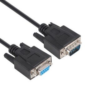 [강원전자] 시리얼 9핀 M/F 연장케이블 NETmate NMC-SMF18B [블랙/1.8m], 1개