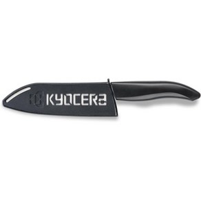 KYOCERA 세라믹 블레이드 보호 13~15cm 칼이 없는 플라스틱 검은색 주방용 절단 Besuche den KyoceaStoe 554656, Moden, 1개