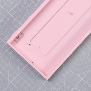 키보드 Tofu60 기계식 황동 바 무게추 버전 납땜 키트 없음 Redux, 45) E-coating Light Pink-Plate