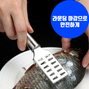 바름청년 생선손질 도구 고기 비닐 비늘 칼 비늘 치기 제거기