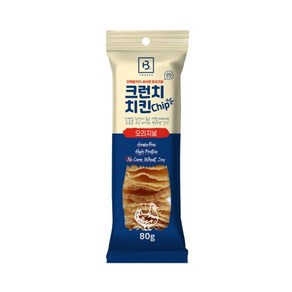 브리더랩 강아지 크런치 치킨 칩 오리지널 80g, 닭고기, 2개