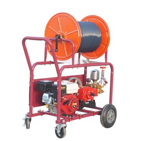 80A 동력 엔진 살포 분무기 4륜 카트 7마력 고압 호스, 수동조합변, 호스10*100M, 토마TM-7HP(일반), 1개
