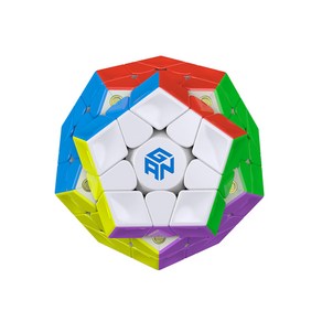 GANCUBE 간즈 퍼즐 간 메가밍크스 큐브 GAN Megaminx, 혼합색상, 1개