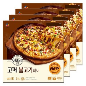 CJ 고메 클래식 불고기 피자 405g, 4개