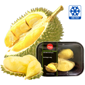 베트남 맛있는 냉동 두리안 열대과일의 왕 (VIETNAM FROZEN DURIAN), 1개, 400g