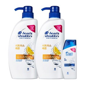 헤드앤숄더 시트러스 레몬 750ml 2개 + 딥클린 90ml 1개 샴푸세트, 1세트