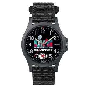 Timex 타이맥스 남성용 NFL 시계 2023 슈퍼볼 챔피언 캔자스 시티 치프스 치프스. 자부심 130566