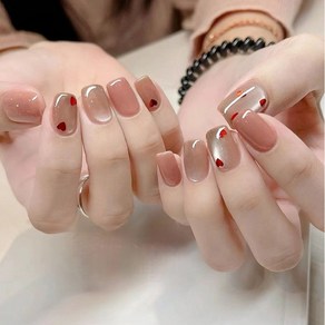 떨샵 자석젤 인조손톱 카피바라 보석 네일팁 셀프젤네일, 2개, NAIL-N777