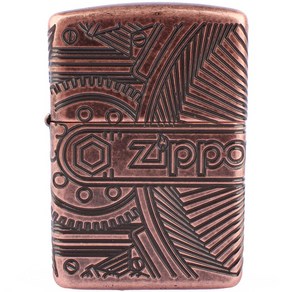 ZIPPO 지포라이터 29523 ARMOR GEARS 오일포함