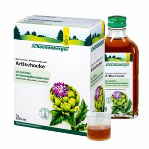 Schoenenbege 쉐넨베르거 아티초크 착즙 주스 200mlx3, 200ml, 3개