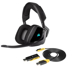 커세어 VOID RGB ELITE WIRELESS 무선 게이밍 컴퓨터 게이밍 헤드셋 정품벌크상품 국내 출 고 예 정, 1개