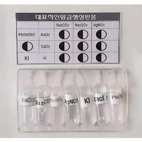 SSC 대표적인 앙금생성 반응키트(10인용)