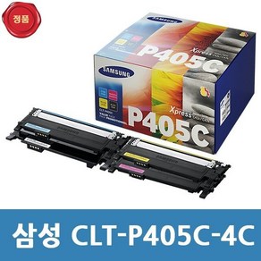 SL C473FW 용 삼성 정품 토너 4색세트 CLT P405C 4C, 1개