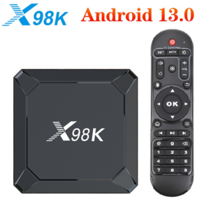 X98K 스마트 TV 박스 안드로이드 13 4G 32GB Rockchip RK3528 4K 2.4G 및 5G WiFi USB3.0 미디어 플레이어 TV 셋톱 박스 2GB 16GB