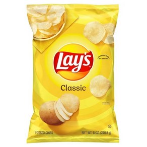 [미국직배송]레이스 클래식 감자칩 1개x226g Lay's Classic Potato Chips, 1개, 226g