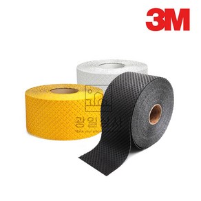 3M 차선테이프 논슬립 나무데크 도로용 계단 아파트 주차장 미끄럼방지 테이프, 검정, 50mm x 22M, 1개