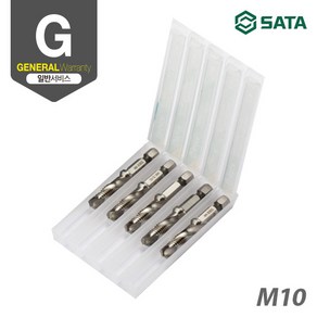 [SATA] 사타 HSS 탭드릴(5PCS) M10x1.5MM 50810, 5개