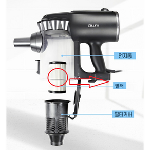 모닝컴 싸이클론 진공청소기 필터 DWM-4733C / NCI-V60BG / NCI-60HVS 호환