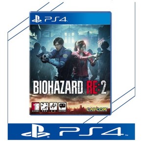 중고품 플스4 PS4 바이오하자드RE2 정식발매 한글판 플레이스테이션4 PLAYSTATION4