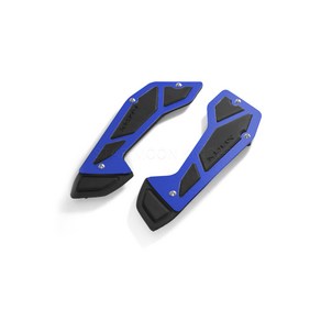 [호환] Yamaha N Max 125 150 155 오토바이 발판 단계 풋 패드 페달 플레이트 발 페그 NMAX NMAX155, 08 Blue - Font, 1개
