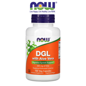 나우푸드 DGL 감초추출물 400mg 100캡슐 NOWFOOD 디지엘 알로에베라잎추출물, 1세트, 100정