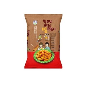 학교앞 추억의 밀떡복이 373g (소스포함)_밀떡볶이