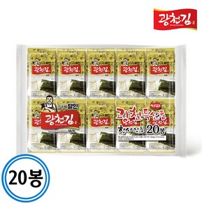 [광천김] 3대째 달인 재래 도시락 4gx20봉, 20개