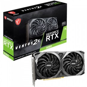 MSI 지포스 RTX 3060 벤투스 2X OC D6 12GB 그래픽카드 정품