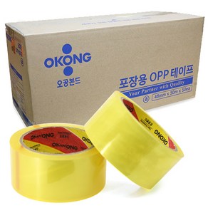 오공본드 OPP 박스테이프 중포장 아크릴타입 50m x 48mm