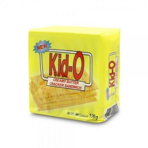 크리미버터 크래커 120g 키도 키드오 크림샌드 수입과자(15g낱개8개입), 1개