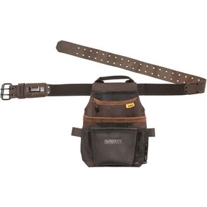 DEWALT 디월트 가죽 공구벨트 DWST550112 11포켓, 1개