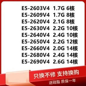 E5-2620v4 E5-2640V4 E5-2650v4 E5-2660v4 E5-2680v4 2630V4 2683V4 2673V4 2672 E5-2690V4 E5-2696V, 한개옵션2, 02 E5-2660V4, 한개옵션1