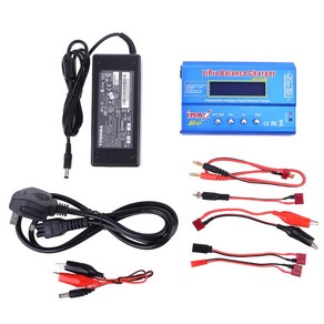 IMAX B6 80W 배터리 충전기 Lipo Nimh Li-ion Ni-CD 디지털 RC IMAX B6 Lipo Balance Chage Dischage + 15V 6A 어댑터, 1개