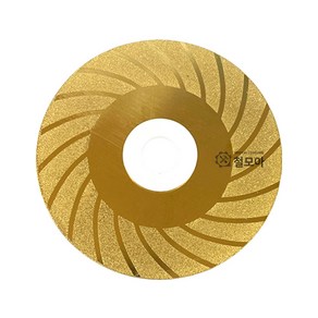 ZINO 다이아몬드날 골드 100 x 15 x 1.25 mm ZDC-4, 지노 4인치 다이아몬드휠 ZDC-4, 1개