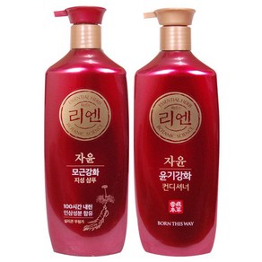 리엔 지성 샴푸+컨디셔너 950ml 한방샴푸, 1세트