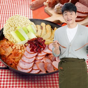 밀팡 얼큰 오뎅 부대찌개 캠핑 밀키트 2인분, 1개, 860g