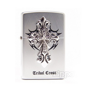 [ZIPPO] TRIBAL CROSS EMB 1 CHROME