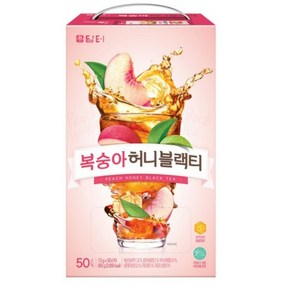 담터 복숭아 허니 블랙티, 13g, 100개입, 1개