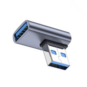 USB 3.0 gen2 꺾임 연장 젠더 10Gbps JA122, 1개