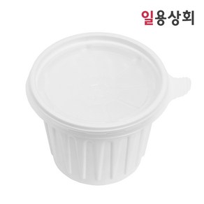 [ILYONG] 소스용기 JH 75파이 소 140ml 100세트 백색, 100개, 1세트