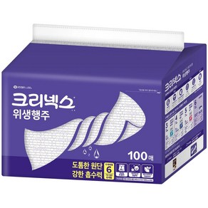 크리넥스 위생행주 100매 빨아쓰는 키친타올 무형광 코스트코, 1개