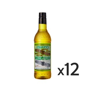 (무)지록스 라임주스원액 750mlX12개, 750ml, 12개